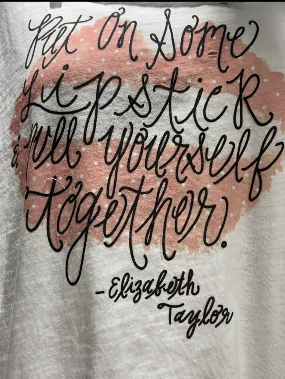 #1632 A Rare Bird Lipstick Tattered Shirt